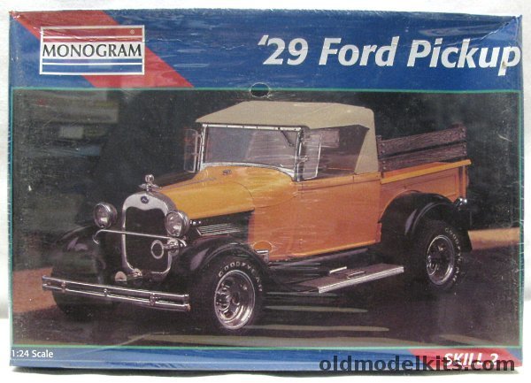 Monogram 1/24 1929 Ford Pickup Truck, 7555 plastic model kit